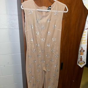 Mesh jumpsuit